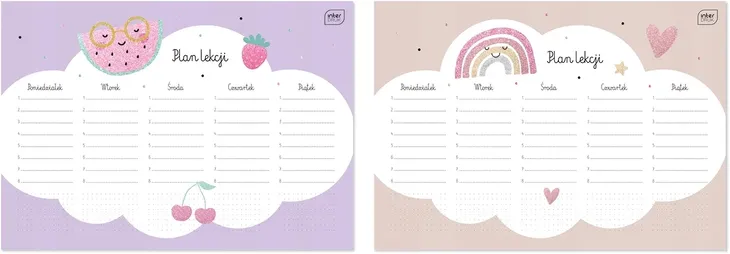 plan-lekcji-brokat-a4-glitter-stan-nowy