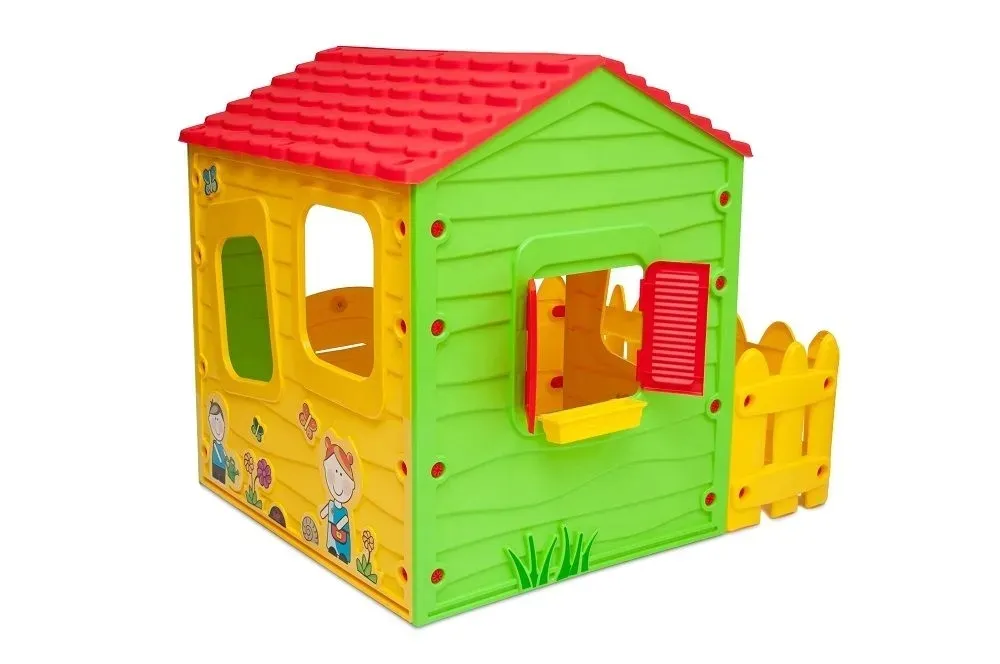 domek-ogrodowy-dla-dzieci-z-plotkiem-coil-stan-nowy