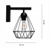 kinkiet-scienny-loft-druciana-diament-stan-nowy