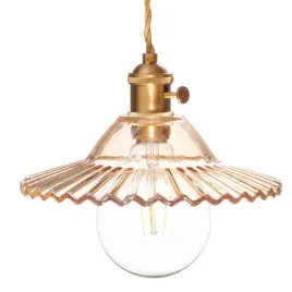 lampa-wiszaca-szklana-plaska-balerina-bursztynowa