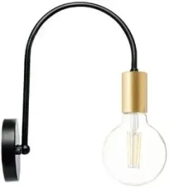 kinkiet-retro-luk-e27-loft-czarno-zloty