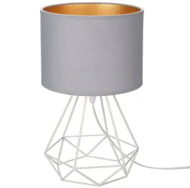 lampka-nocna-bialy-stelaz-szary-abazur-oro
