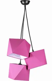 lampa-wiszaca-potrojna-rozowa-trio-abazur