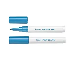 pilot-pintor-marker-10-metal-niebieski-kreatywny