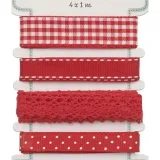 tasiemki-zestaw-czerwony-basic-4x1m-craft-stan-nowy