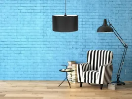 lampa-wiszaca-okragla-z-abazurem-czarna