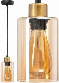 lampa-wiszaca-szklana-tuba-bursztynowa-wsp