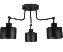 lampa-sufitowa-zyrandol-3-klosze-czarna