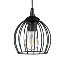 lampa-wiszaca-sufitowa-kulka-loft-druciana-czarna