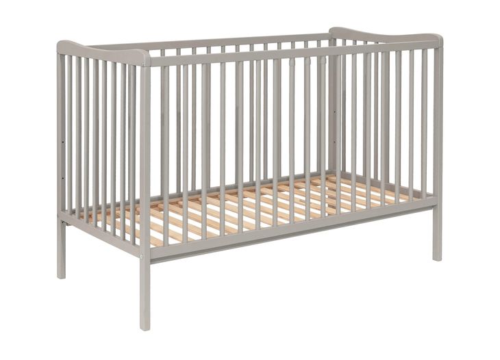 Łóżeczko dziecięce 120x60 bukowe Grześ Taupe