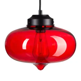 lampa-sufitowa-wiszaca-szklana-czerwona-rubin