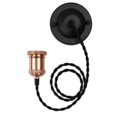 lampa-wiszaca-oprawa-e27-loft-rozowe-zloto-oplot