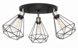 lampa-sufitowa-plafon-3-klosze-diament-czarny