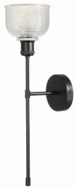 kinkiet-metalowy-bell-long-czarny-klosz-clear
