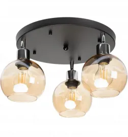 lampa-sufitowa-plafon-3-kulki-venus-bursztynowe