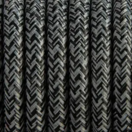przewod-w-oplocie-kabel-dekoracyjny-zygzak-czarny