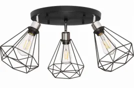 lampa-sufitowa-plafon-3-klosze-diament-czarny