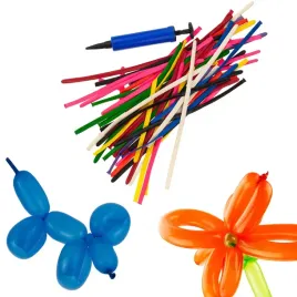 balony-do-modelowania-50szt-z-pompka-kolorowe