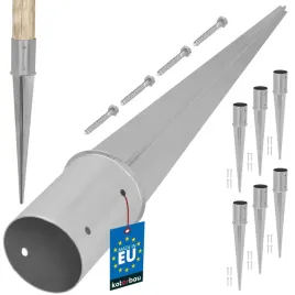 zestaw-6x-podstawa-slupa-wbijana-wspornik-kotwa-stal-ocynkowana-fi-100-mm
