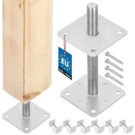 zestaw-6x-podstawa-slupa-160x160x250-mm-regulacja-wysokosci-pret-gwint-m24