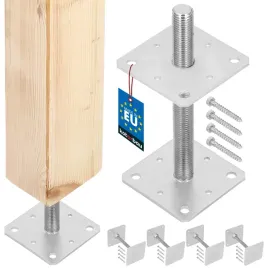 zestaw-4x-podstawa-slupa-160x160x250-mm-regulacja-wysokosci-pret-gwint-m24