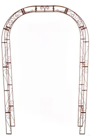 pergola-ogrodowa-drabinka-luk-na-kwiaty-roze-rdza
