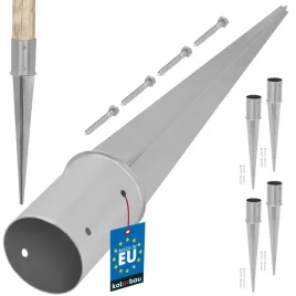 zestaw-4x-podstawa-slupa-wbijana-wspornik-kotwa-stal-ocynkowana-fi-100-mm