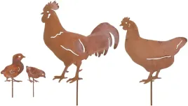 zestaw-figurki-wbijane-ogrodowe-ozdoby-rdza-kury