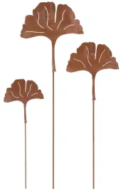 zestaw-figurka-wbijana-ogrodowa-ozdoba-rdza-liscie