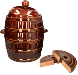 beczka-kamionkowa-kolnierz-pokrywa-8l-garnek-do-kiszenia-kamien-dociskowy