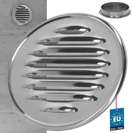 kratka-oslona-wentylacyjna-srebrny-150-mm-zatrzask-okragla-z-siatka-stalowa