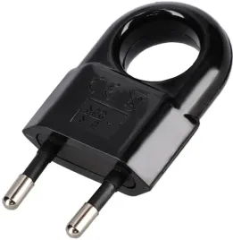 wtyczka-plaska-250v-uchwyt-bez-uziemienia-czarna