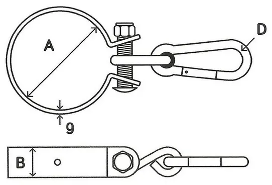 obejma-hak-hustawkowy-karabinczyk-mocowanie-120-mm-kod-producenta-0497-rodzaj-mocowanie-stan-nowy