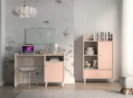 meble-mlodziezowe-biurko-regal-piasek-pustyni-pink-2-kolory-meli-ml