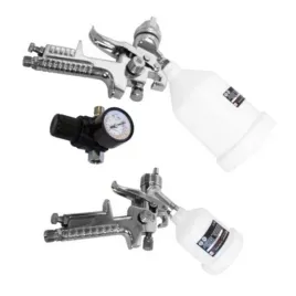 dwa-pistolety-malarskie-pneumetyczne-regulator-cisnienia-zestaw-xl