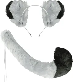 itoda-sztuczne-futrzane-uszy-lisa-opaska-ogon-zestaw