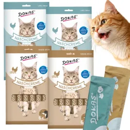 dokas-snack-cream-4x90-g-mix-smakow-mokry-przysmak-dla-kota-24-tubki