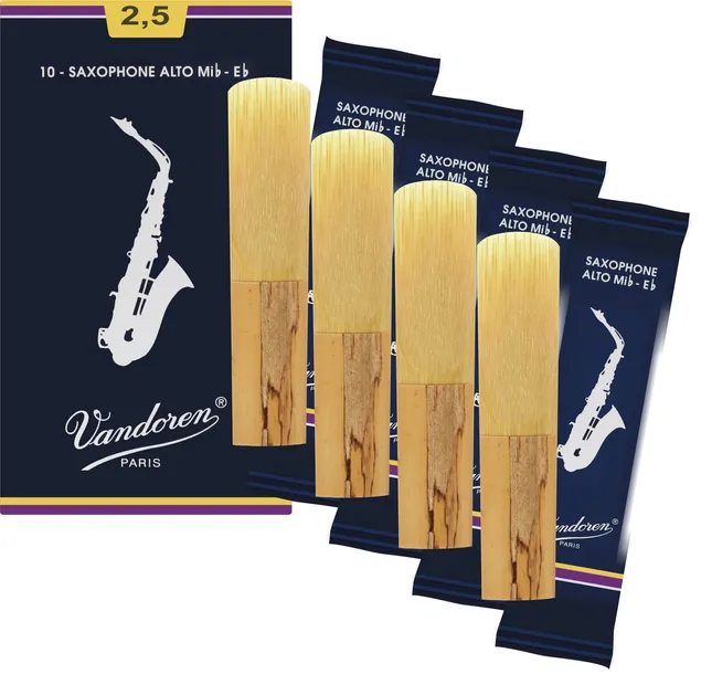 Stroik saksofon altowy alt 2,5 Vandoren Classic SR2125 ZESTAW 4 szt.