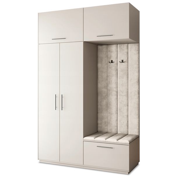 Garderoba REMA 150/240/60 cm Szafa do Przedpokoju Nowoczesna Kaszmir