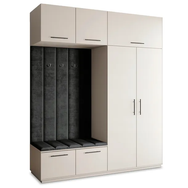 Garderoba REMA 200/240/60 cm Szafa do Przedpokoju Nowoczesna Kaszmir