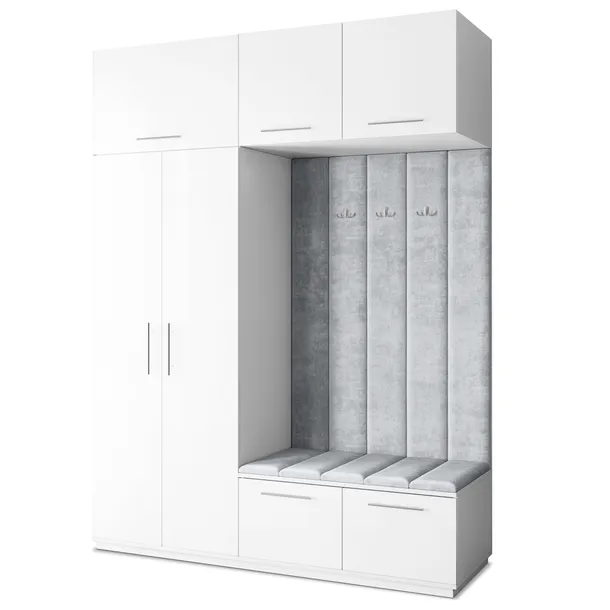 Garderoba REMA 180/240/60 cm Szafa do Przedpokoju Nowoczesna Biały