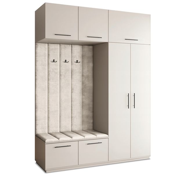 Garderoba REMA 180/240/60 cm Szafa do Przedpokoju Nowoczesna Kaszmir