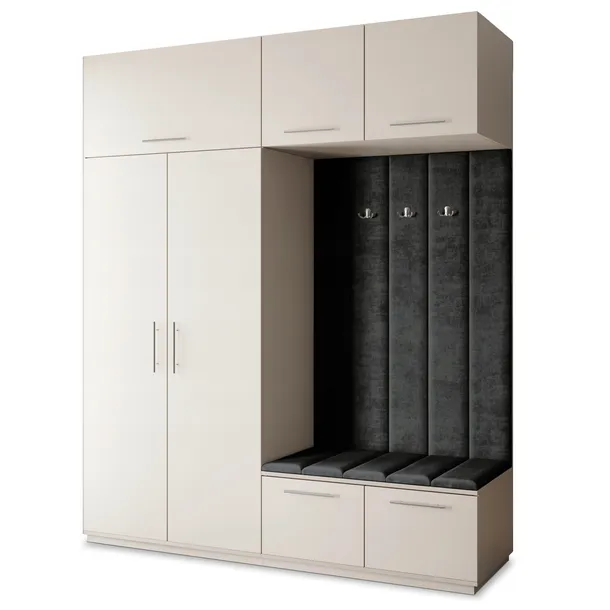 Garderoba REMA 200/240/60 cm Szafa do Przedpokoju Nowoczesna Kaszmir