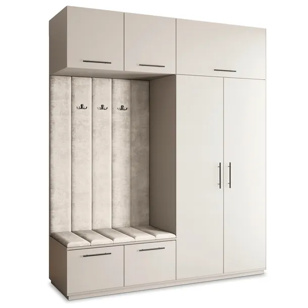 Garderoba REMA 200/240/60 cm Szafa do Przedpokoju Nowoczesna Kaszmir