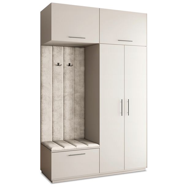 Garderoba REMA 150/240/60 cm Szafa do Przedpokoju Nowoczesna Kaszmir