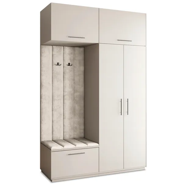 Garderoba REMA 150/240/60 cm Szafa do Przedpokoju Nowoczesna Kaszmir