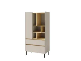 regal-muro-do-salonu-szafka-polka-na-ksiazki-165x80x40-cm-bezowy