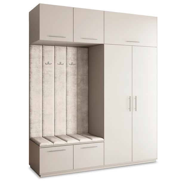 Garderoba REMA 200/240/60 cm Szafa do Przedpokoju Nowoczesna Kaszmir