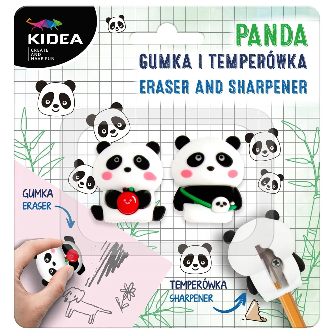 panda-gumka-i-temperowka-kidea-stan-nowy