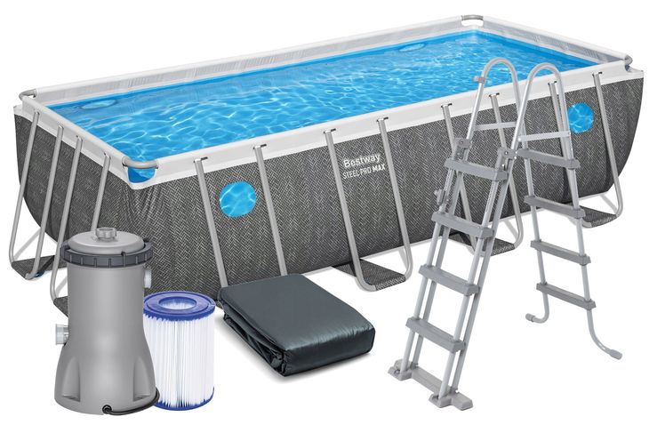 CAŁOROCZNY BASEN OGRODOWY STELAŻOWY 488x244x122 cm - Bestway 561MB - 2026